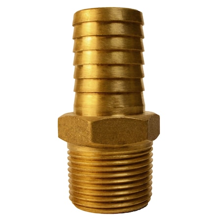 Eco-Flo 1" MPT X 1", BRASS BARB, LEAD-FREE EFBB100